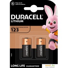 Батарейка DURACELL Lithium CR123 BL2 2шт