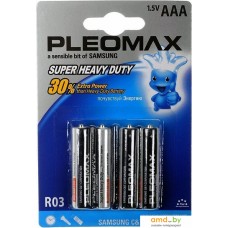 Батарейка Pleomax R03 PSR03 4 шт