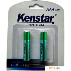 Аккумулятор Kenstar Li-ion 600mAh с разъемом зарядки Type-C BL-2/KS-Li/AAA-600-BL2