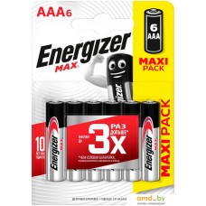 Батарейка Energizer Max LR6 AA BL4+2 6 шт