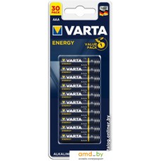 Батарейка Varta Energy Alkaline AAA 30шт