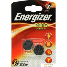 Батарейки Energizer CR2016 2 шт.