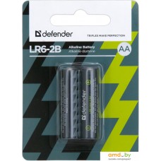 Батарейки Defender AA 2 шт LR6-2B