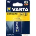 Батарейка Varta Longlife 9V 4122. Фото №1