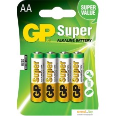 Батарейка GP Super Alkaline AA 4 шт.