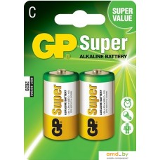 Батарейки GP Super Alkaline C 2 шт.