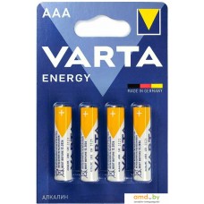 Батарейка Varta Energy LR03 AAA Alkaline 4103 BL4