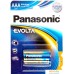 Батарейка Panasonic Evolta AAA 2 шт. LR03EGE/2BP. Фото №1