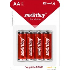 Батарейка SmartBuy Ultra Alkaline AA 4 шт. SBBA-2A04B