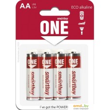 Батарейки SmartBuy One AA 4шт. LR6