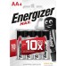 Батарейка Energizer MAX E91 LR6/AA BP4/48 4 шт. Фото №1