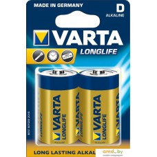 Батарейки Varta Longlife D 2 шт.