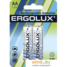 Аккумуляторы Ergolux AA 2700mAh 2 шт. NHAA2700BL2