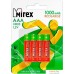 Аккумулятор Mirex AAA 1000mAh 4 шт HR03-10-E4. Фото №1