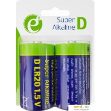 Батарейки EnerGenie Super Alkaline D 2 шт. EG-BA-LR20-01