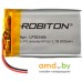 Аккумуляторы Robiton LP383454 800 mAh 1 шт. Фото №1