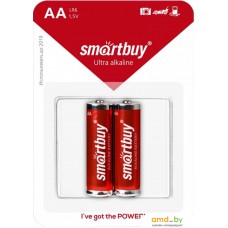 Батарейка SmartBuy Ultra Alkaline AA 2 шт. SBBA-2A02B