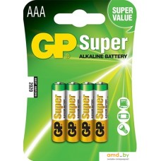 Батарейки GP Super Alkaline AAA 4 шт.