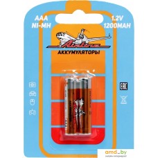 Аккумуляторы Airline AAA 1200mAh 2 шт. AAA-12-02