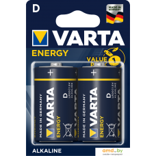 Батарейки Varta Energy D 2 шт.