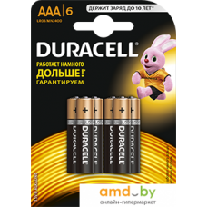 Батарейки DURACELL AAA 6 шт.