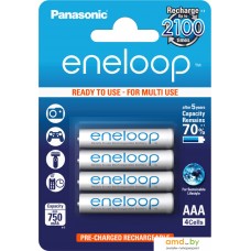 Аккумуляторы Panasonic Eneloop AAA 750mAh 4 шт. (BK-4MCCE/4BE)