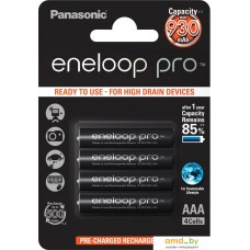 Аккумуляторы Panasonic Eneloop Pro AAA 930mAh 4 шт. (BK-4HCDE/4BE)