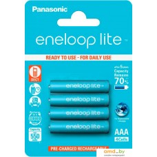 Аккумуляторы Panasonic Eneloop Lite AAA 550mAh 4 шт. [BK-4LCCE/4BE]