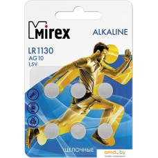Батарейки Mirex LR1130 (AG10) блистер 6 шт. 23702-LR1130-E6