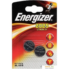 Батарейки Energizer CR2025 2 шт.