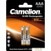 Аккумулятор Camelion AAA 600mAh 2 шт. NH-AAA600-BP2. Фото №1