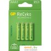 Аккумулятор GP ReCyko AAA 950mAh 4шт. Фото №1