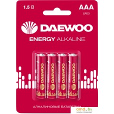 Батарейка Daewoo Energy Alkaline AAA 4 шт. 5029903