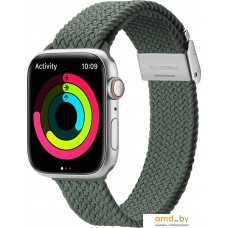 Ремешок Dux Ducis Strap Mixture II Version для Apple Watch 41мм/40мм/38мм (olive green)