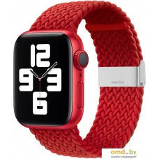 Ремешок Hurtel Strap Fabric для Apple Watch Ultra/8/7/6/SE/5/4/3/2, 49мм/45мм/44мм/42мм (красный)