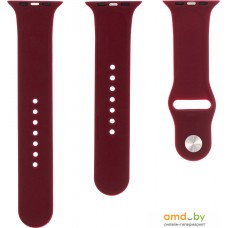 Ремешок Evolution AW40-S01 для Apple Watch 38/40 мм (wine red)