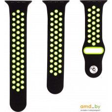 Ремешок Evolution AW40-SP01 для Apple Watch 38/40 мм (black/fluorescent green)