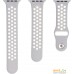 Ремешок Evolution AW40-SP01 для Apple Watch 38/40 мм (cold silver/white). Фото №1