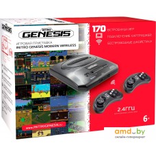 Игровая приставка Retro Genesis Modern Wireless (2 беспроводных геймпада, 170 игр)