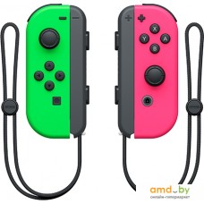 Геймпад Nintendo Joy-Con (неоновый зеленый/неоновый розовый)