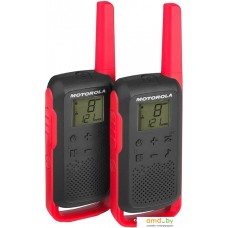 Портативная радиостанция Motorola T62 Walkie-talkie (черный/красный)