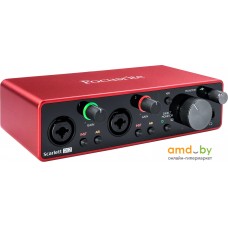 Аудиоинтерфейс Focusrite Scarlett 2i2 (3-е поколение)