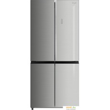 Холодильник side by side Weissgauff WCD 590 NoFrost Inverter Premium EcoFresh Inox Glass