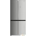 Холодильник side by side Weissgauff WCD 590 NoFrost Inverter Premium EcoFresh Inox Glass. Фото №1