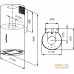 Кухонная вытяжка Weissgauff Tubus 90 BL. Фото №9