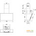 Кухонная вытяжка Faber Glam-Light EV8P WG1C/WG3C A80 [110.0456.142]. Фото №3