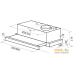 Кухонная вытяжка HOMSair Flat 60 (черный). Фото №17