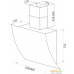 Кухонная вытяжка Ciarko Campana 60 (белый). Фото №2