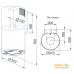 Кухонная вытяжка Weissgauff Tubus 700 PB IX. Фото №2