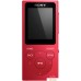 MP3 плеер Sony NW-E394 (красный). Фото №1